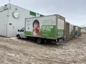 Man faces charges after food bank truck stolen in Edmonton